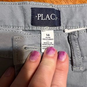 Children’s place grey slacks. Size 14